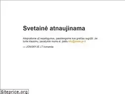 Sites similar to joniskyje.lt