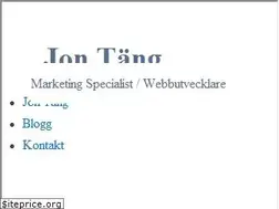 Sites similar to jontang.se
