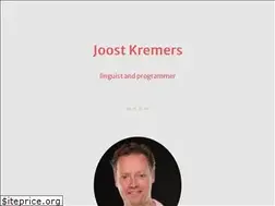 Sites similar to joostkremers.github.io