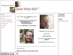 Sites similar to joostweethet.nl
