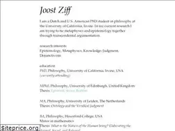Sites similar to joostziff.com