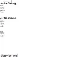 Sites similar to jordoncheung.net