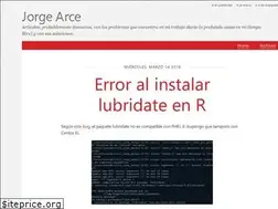 Sites similar to jorgearce.es