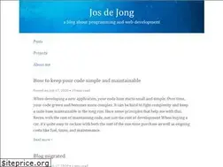 Sites similar to josdejong.com