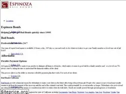 Sites similar to joseespinozabailbonds.com