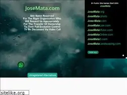 Sites similar to josemata.com
