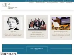 Sites similar to joseph-joachim-akademie.de