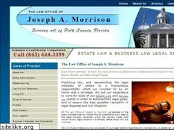 Sites similar to josephamorrisonlaw.com