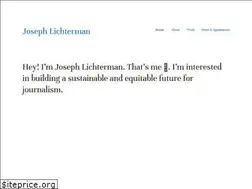 Sites similar to josephlichterman.com