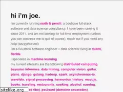 Sites similar to josephmisiti.com