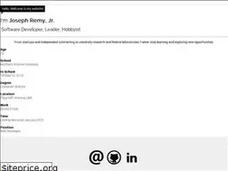 Sites similar to josephremy.me