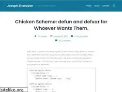 Sites similar to josephsheraden.com