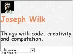 Sites similar to josephwilk.net