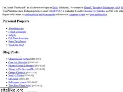 Sites similar to josephwinters.com