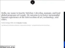 Sites similar to josettemelchor.com