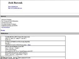 Sites similar to joshbarczak.com