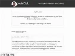 Sites similar to joshdick.net
