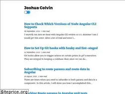 Sites similar to joshuacolvin.net