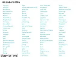 Sites similar to joshuadavidstein.com