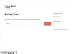 Sites similar to joshuadavidthayer.com