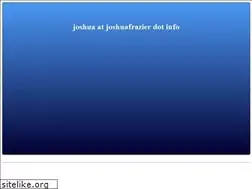 Sites similar to joshuafrazier.info