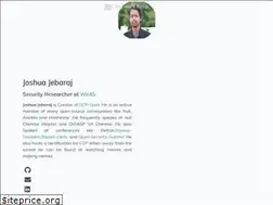 Sites similar to joshuajebaraj.com