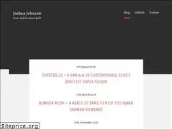 Sites similar to joshuajohnson.co.uk