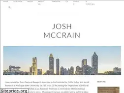 Sites similar to joshuamccrain.com