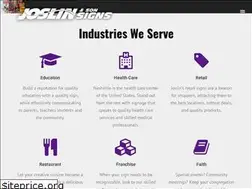 Sites similar to joslinsign.com