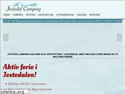 Sites similar to jostedalcamping.no