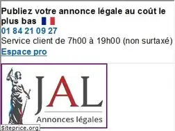 Sites similar to journal-annonce-legale.com