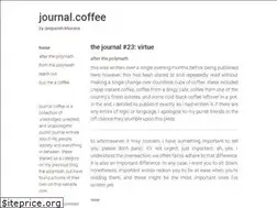 Sites similar to journal.coffee