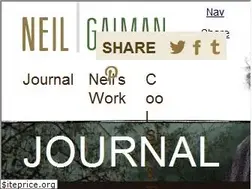 Sites similar to journal.neilgaiman.com