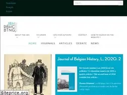 Sites similar to journalbelgianhistory.be