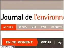 Sites similar to journaldelenvironnement.net