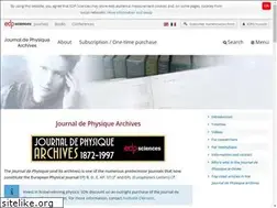 Sites similar to journaldephysique.org