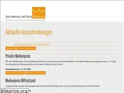 Sites similar to journalistenpreise.de