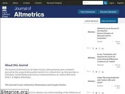 Sites similar to journalofaltmetrics.org