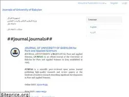 Sites similar to journalofbabylon.com