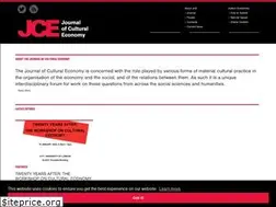 Sites similar to journalofculturaleconomy.org
