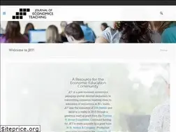 Sites similar to journalofeconomicsteaching.org
