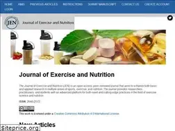 Sites similar to journalofexerciseandnutrition.com