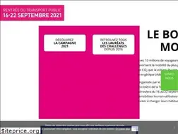Sites similar to journeedutransportpublic.fr