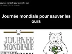 Sites similar to journeemondialepoursauverlesours.fr