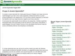 Sites similar to jovemaprendiz.org