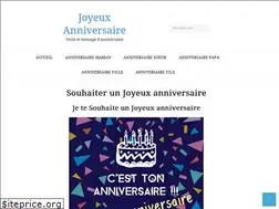 Sites similar to joyeuxanniversair.com
