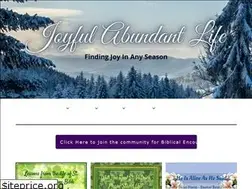 Sites similar to joyfulabundantlife.com
