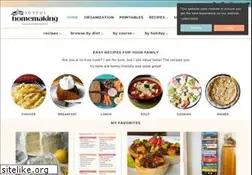 Sites similar to joyfulhomemaking.com