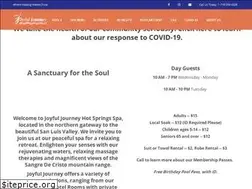 Sites similar to joyfuljourneyhotsprings.com