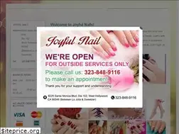 Sites similar to joyfulnailswesthollywood.com